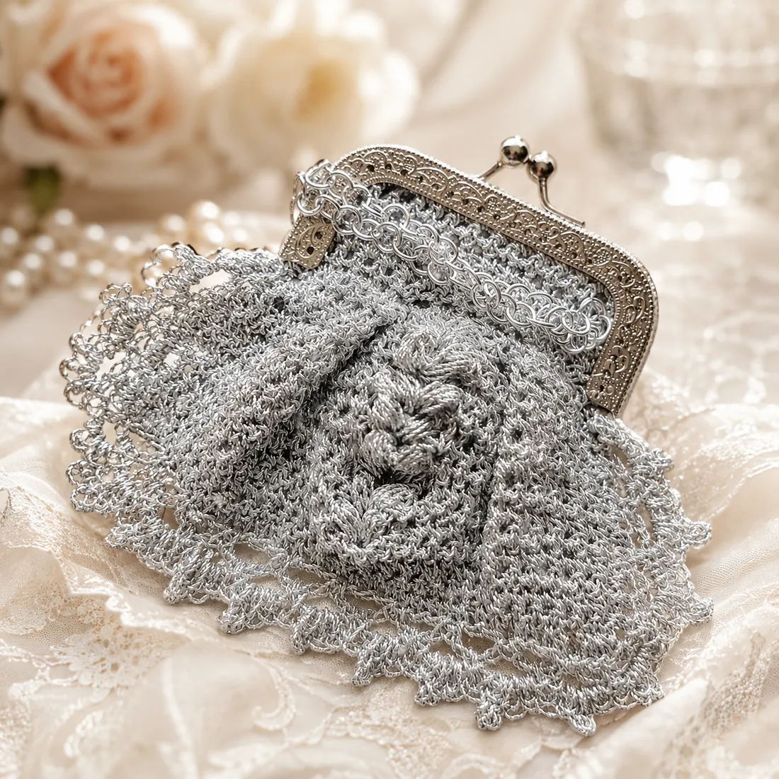 Pochette crochet handmade
